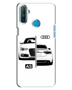 Чохол для Realme C3 з картинкою «Audi — контрастний дизайн»
