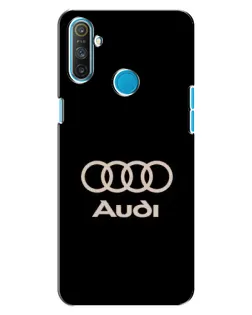 Чохол для Realme C3 з картинкою «Audi — золотий логотип»
