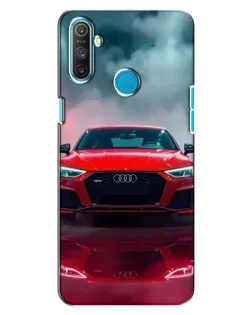 Чохол для Realme C3 з картинкою «Audi RS — червоний стиль»