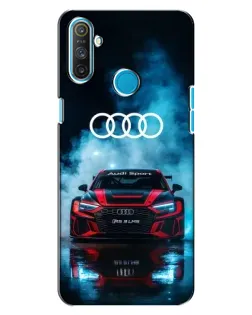 Чохол для Realme C3 з картинкою «Audi Sport — неон»