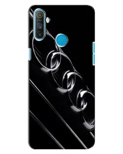 Чохол для Realme C3 з картинкою «Audi — абстрактні кільця»
