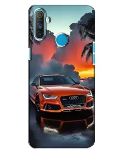 Чохол для Realme C3 з картинкою «Audi — захід сонця»