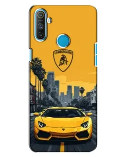 Чохол для Realme C3 з картинкою «Жовтий Lamborghini місто» Чохол для Realme C3 з картинкою «Жовтий Lamborghini місто»