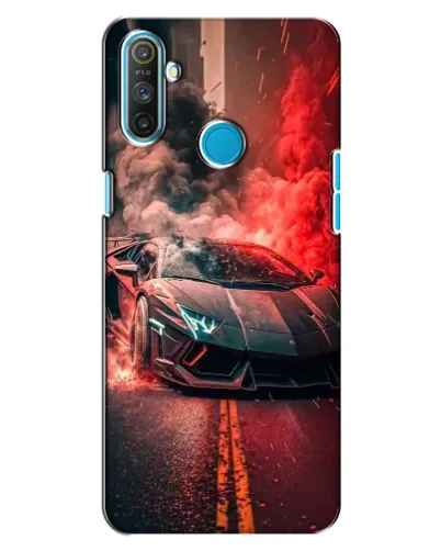 Чехол для Realme C3 с картинкой «Lamborghini красный дым» Чехол для Realme C3 с картинкой «Lamborghini красный дым»