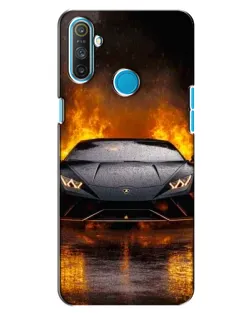 Чохол для Realme C3 з картинкою «Lamborghini у вогні» Чохол для Realme C3 з картинкою «Lamborghini у вогні»