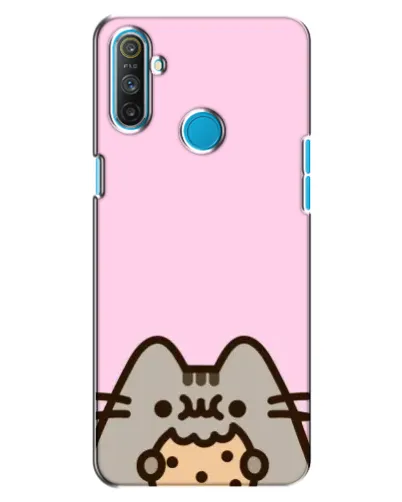 Чохол для Realme C3 з картинкою «Pusheen та печиво»