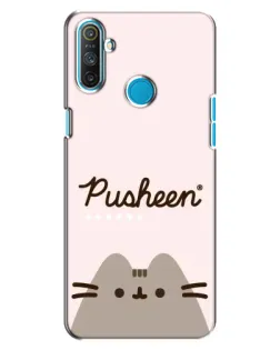 Чохол для Realme C3 з картинкою «Pusheen логотип» Чохол для Realme C3 з картинкою «Pusheen логотип»