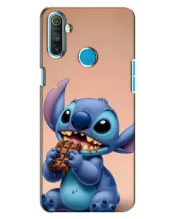 Чохол для Realme C3 з картинкою «Стіч їсть шоколад»
