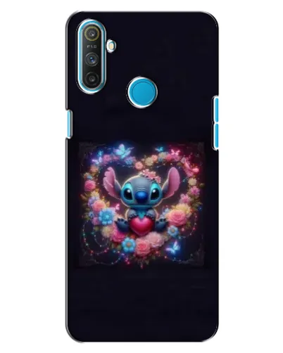 Чохол для Realme C3 з картинкою «Stitch у квітах» Чохол для Realme C3 з картинкою «Stitch у квітах»