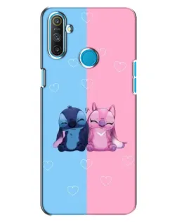 Чохол для Realme C3 з картинкою «Stitch та Angel Love»