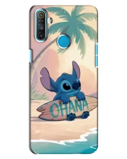 Чохол для Realme C3 з картинкою «Стіч на серфі»