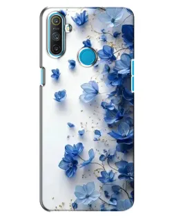 Чохол для Realme C3 з картинкою «Блакитний квітковий каскад» Чохол для Realme C3 з картинкою «Блакитний квітковий каскад»