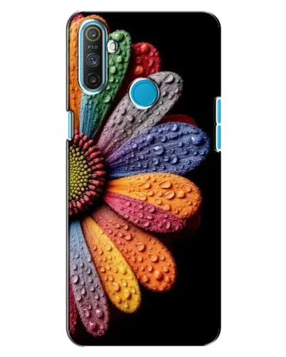 Чохол для Realme C3 з картинкою «Райдужна квітка»