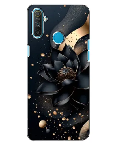 Чохол для Realme C3 з картинкою «Чорний лотос»
