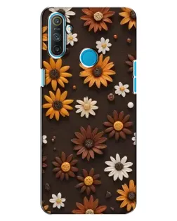 Чохол для Realme C3 з картинкою «Візерунок з маленьких соняшників» Чохол для Realme C3 з картинкою «Візерунок з маленьких соняшників»