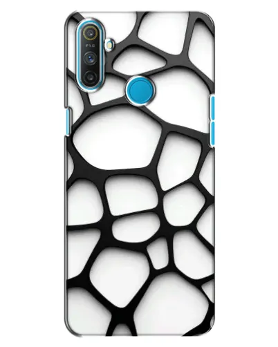 Чехол для Realme C3 с картинкой «Белая объемная сетка» Чехол для Realme C3 с картинкой «Белая объемная сетка»