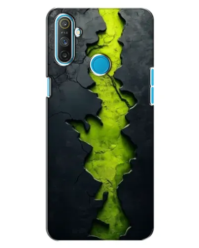 Чехол для Realme C3 с картинкой «Салатовый разлом скалы» Чехол для Realme C3 с картинкой «Салатовый разлом скалы»