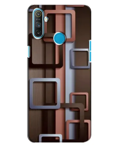 Чехол для Realme C3 с картинкой «Коричневые объемные квадраты» Чехол для Realme C3 с картинкой «Коричневые объемные квадраты»