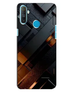 Чехол для Realme C3 с картинкой «Черные геометрические блоки» Чехол для Realme C3 с картинкой «Черные геометрические блоки»