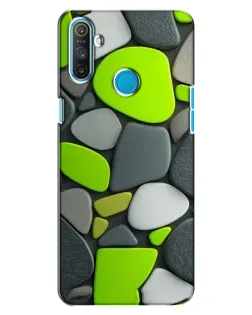 Чехол для Realme C3 с картинкой «Яркая неоновая галька» Чехол для Realme C3 с картинкой «Яркая неоновая галька»