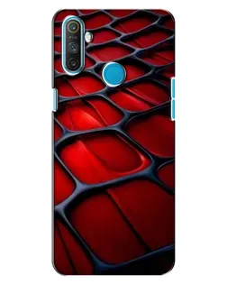 Чехол для Realme C3 с картинкой «Красная глянцевая сетка» Чехол для Realme C3 с картинкой «Красная глянцевая сетка»