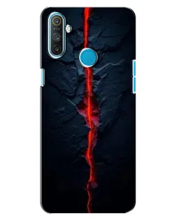 Чехол для Realme C3 с картинкой «Kрасная лавовая трещина» Чехол для Realme C3 с картинкой «Kрасная лавовая трещина»