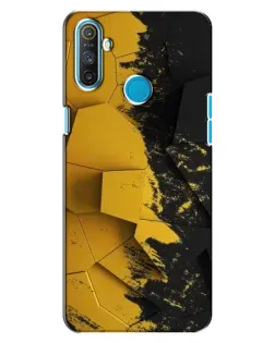 Чехол для Realme C3 с картинкой «Золотые осколки геометрии» Чехол для Realme C3 с картинкой «Золотые осколки геометрии»