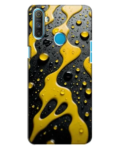 Чехол для Realme C3 с картинкой «Жидкое желтое золото» Чехол для Realme C3 с картинкой «Жидкое желтое золото»