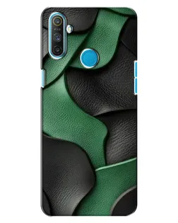 Чехол для Realme C3 с картинкой «Зеленые кожаные волны» Чехол для Realme C3 с картинкой «Зеленые кожаные волны»
