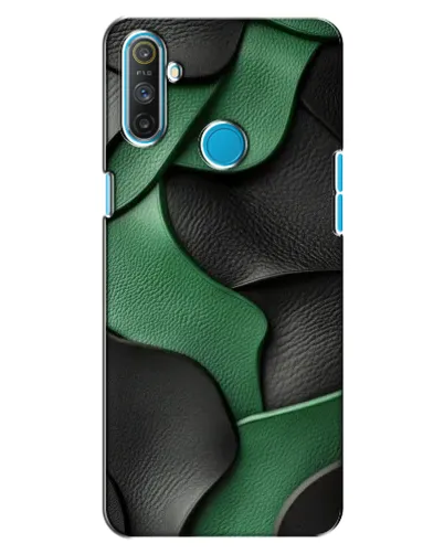 Чехол для Realme C3 с картинкой «Зеленые кожаные волны» Чехол для Realme C3 с картинкой «Зеленые кожаные волны»