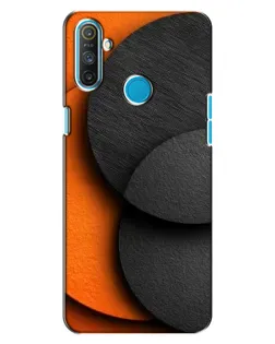 Чехол для Realme C3 с картинкой «Геометрия оранжевых кругов» Чехол для Realme C3 с картинкой «Геометрия оранжевых кругов»