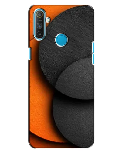 Чехол для Realme C3 с картинкой «Геометрия оранжевых кругов» Чехол для Realme C3 с картинкой «Геометрия оранжевых кругов»