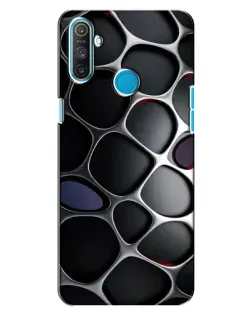 Чехол для Realme C3 с картинкой «Объемная темная решетка» Чехол для Realme C3 с картинкой «Объемная темная решетка»