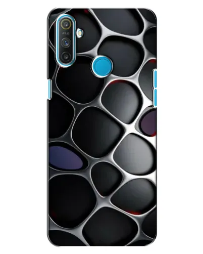 Чехол для Realme C3 с картинкой «Объемная темная решетка» Чехол для Realme C3 с картинкой «Объемная темная решетка»