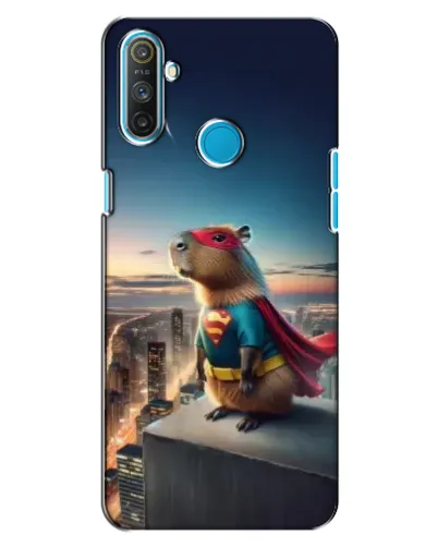 Чехол для Realme C3 с картинкой «Капи-мен супергерой» Чехол для Realme C3 с картинкой «Капи-мен супергерой»