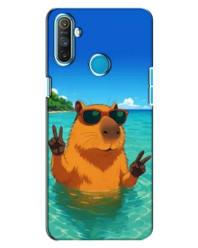 Чехол для Realme C3 с картинкой «Морская капибара» Чехол для Realme C3 с картинкой «Морская капибара»