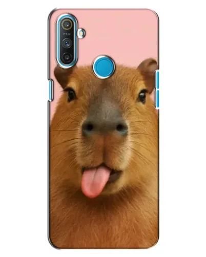 Чехол для Realme C3 с картинкой «Капибара с языком» Чехол для Realme C3 с картинкой «Капибара с языком»