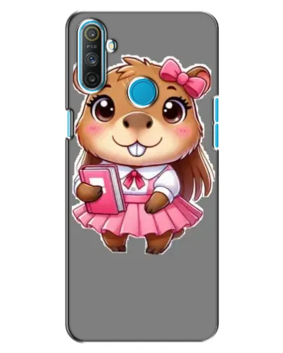 Чехол для Realme C3 с картинкой «Девочка капибара» Чехол для Realme C3 с картинкой «Девочка капибара»