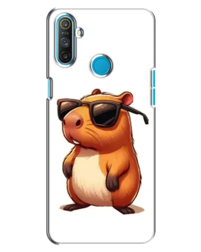 Чехол для Realme C3 с картинкой «Капибара в очках» Чехол для Realme C3 с картинкой «Капибара в очках»