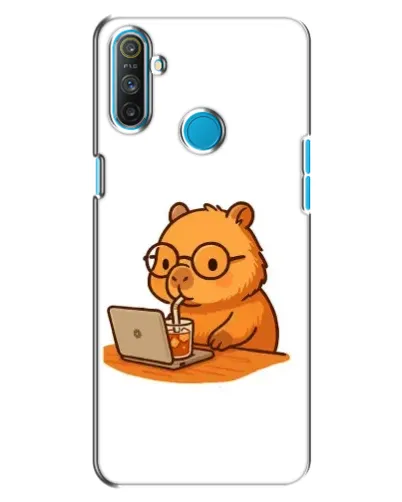 Чехол для Realme C3 с картинкой «Капибара с ноутбуком» Чехол для Realme C3 с картинкой «Капибара с ноутбуком»