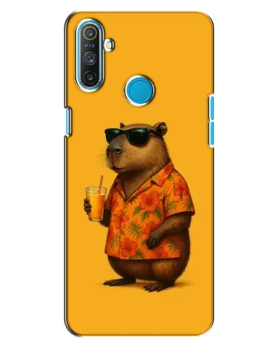 Чехол для Realme C3 с картинкой «Капибара на отдыхе» Чехол для Realme C3 с картинкой «Капибара на отдыхе»