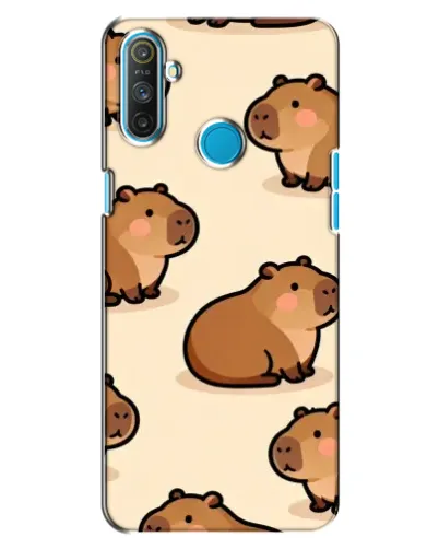 Чехол для Realme C3 с картинкой «Паттерн милых капибар» Чехол для Realme C3 с картинкой «Паттерн милых капибар»
