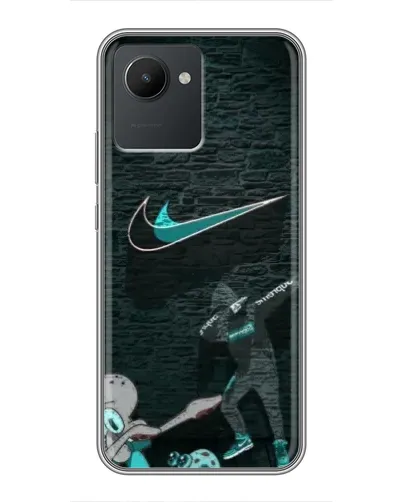 Чехол для Realme C30 с картинкой «Спортивный арт Nike» Чехол для Realme C30 с картинкой «Спортивный арт Nike»