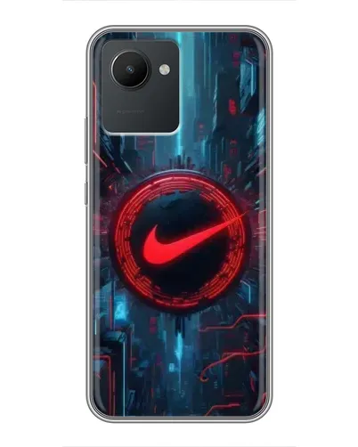 Чехол для Realme C30 с картинкой «Техногенный стиль Nike» Чехол для Realme C30 с картинкой «Техногенный стиль Nike»
