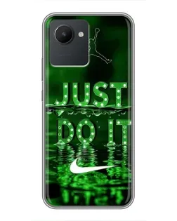Чехол для Realme C30 с картинкой «Зеленый неоновый Nike» Чехол для Realme C30 с картинкой «Зеленый неоновый Nike»