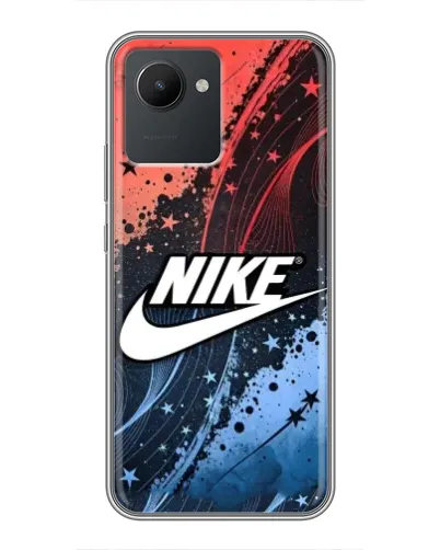 Чехол для Realme C30 с картинкой «Градиентный принт Найк» Чехол для Realme C30 с картинкой «Градиентный принт Найк»