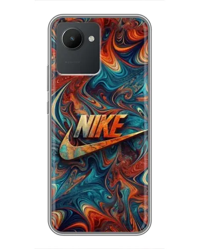 Чехол для Realme C30 с картинкой «Nike в абстракции» Чехол для Realme C30 с картинкой «Nike в абстракции»