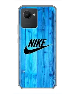 Чехол для Realme C30 с картинкой «Голубое дерево Nike» Чехол для Realme C30 с картинкой «Голубое дерево Nike»