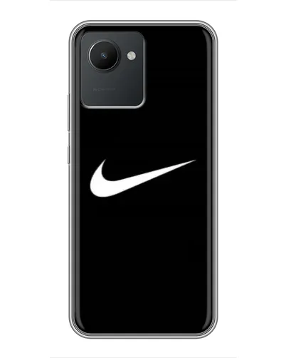 Чехол для Realme C30 с картинкой «Минималистический Найк» Чехол для Realme C30 с картинкой «Минималистический Найк»