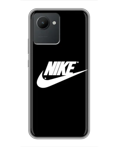 Чехол для Realme C30 с картинкой «Мазки краски Nike» Чехол для Realme C30 с картинкой «Мазки краски Nike»